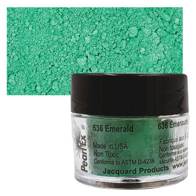 Jacquard Pearl-Ex Pigment - 0.1 oz, Emerald