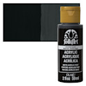 FolkArt Matte Acrylic Paint - Pure Black, 2 oz, Bottle