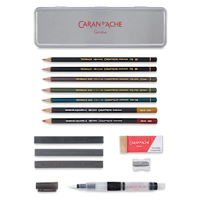 Caran d'Ache Graphite Line Multi-Techniques Water-Soluble Set | BLICK ...