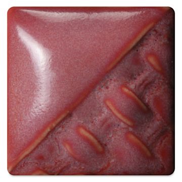 Open in modal - Mayco Stoneware Classic Glaze - Raspberry Mist fired to Cone 6