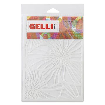 Open in modal - Gelli Arts Stencil - Hellebore, 5" x 7" - front of packaging