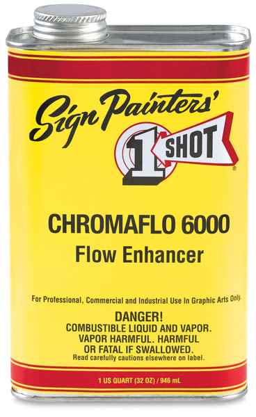 1-Shot Reducers and Enhancers - Front of Can of Chromaflo 6000 Flow Enhancer