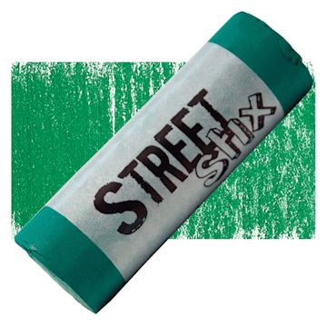 Open in modal - Richeson Street Stix Pavement Pastel - Green 12 pastel and swatch