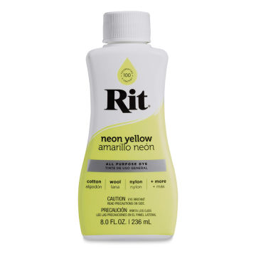 Rit All Purpose Liquid Dye - Neon Yellow, 8 oz