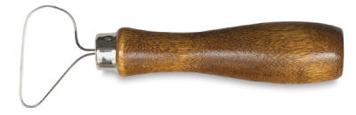 Kemper Ceramic Loop Tools - Closeup of Pear shaped Wire Tool 
