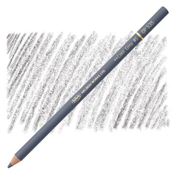 Open in modal - Holbein Artists' Colored Pencil - Cool Grey 5, OP535 pencil and swatch