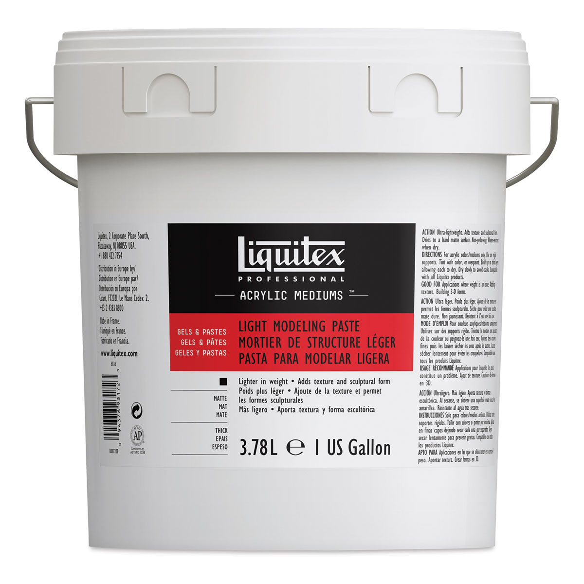 liquitex light modeling paste