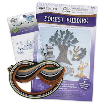 Open in modal - Quilled Creations Quilling Kit - Forest Buddies