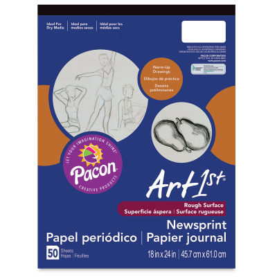 ART1st Newsprint Pad - 18" x 24", 50 Sheets