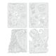 Iwata Artool Freehand Template - Set of 4, Son of Skull Master Mini
