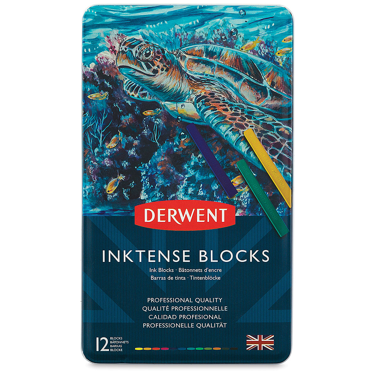 Derwent : Inktense Block : Tin Set Of 12