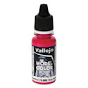 Vallejo Acrylic Model Color Paint - Sunset Red