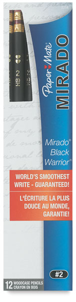 Paper Mate Mirado Black Warrior Pencils Black HB #2 12 Count & X-Acto  Sharpener