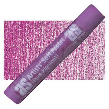 Open in modal - Art Spectrum Artists' Soft Pastel - Flinders Red Violet 517T pastel and swatch