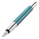 Pelikan Pura Fountain Pen - Turquoise, Broad Nib