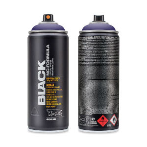 Montana Black Spray Paint - Power Violet, 400 ml can