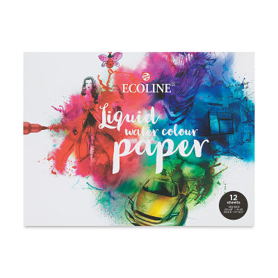 Royal Talens Ecoline Watercolor Paper - Cover of 12 sheet pad