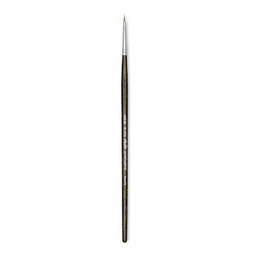 Open in modal - Blick Studio Short Handle Synthetic Brush - Round, Black Handle, 3/0