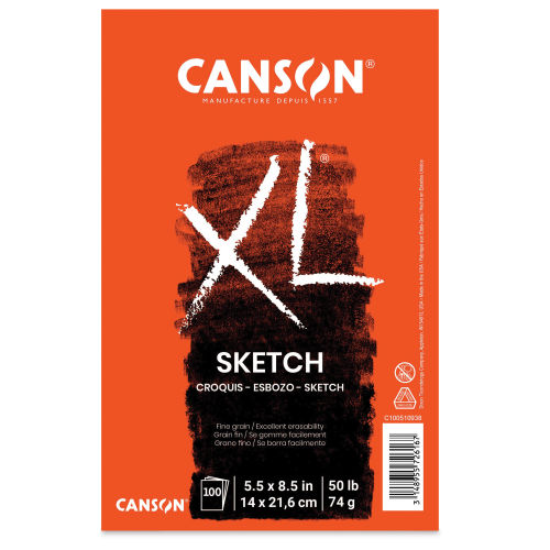 Canson XL Mix Media Artist Pad, 11' x 14', 60 Sheets 