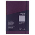 Fabriano Ecoqua Plus Fabric-Bound Notebook - Wine, 8-1/4