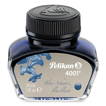 Open in modal - Pelikan 4001 Fountain Pen Ink - Blue Black, 30 ml bottle