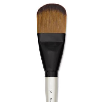 Open in modal - Simply Simmons XL Soft Synthetic Brush - Filbert, Size 50 close up