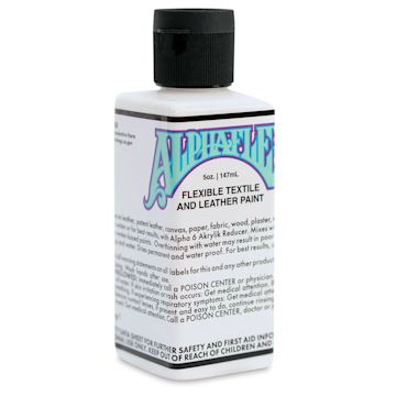 Open in modal - Alpha6 AlphaFlex Textile and Leather Paint - Alpha White, 147 ml, Bottle