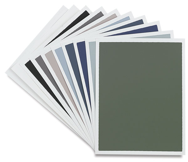 Colourfix Deep Black Sanded Pastel Paper- 20x28 Inch Sheet