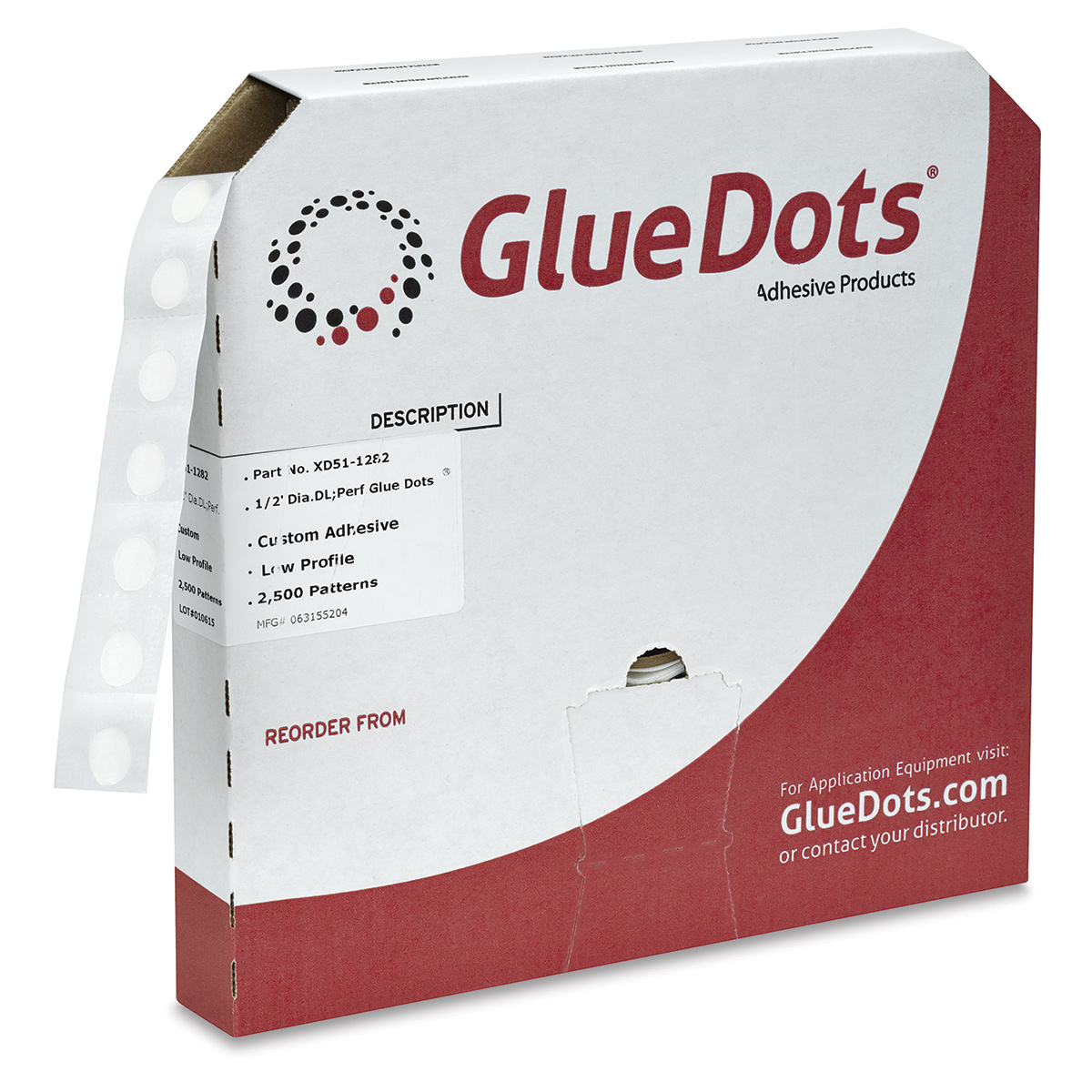 Glue Dots 1/2 Super High Tack Low Profile Adhesive Dots
