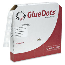 Glue Dots Permanent Adhesive Dots - 1/2", Pkg of 2500