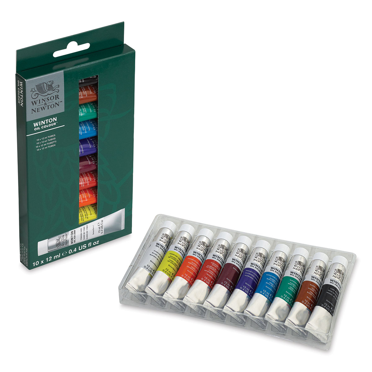  Winsor & Newton Winton Oil Color Paint Set, 20 x 12ml (0.4-oz)  Tubes