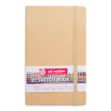 Open in modal - Talens Art Creations Sketchbook - Front of Kraft Sketchbook