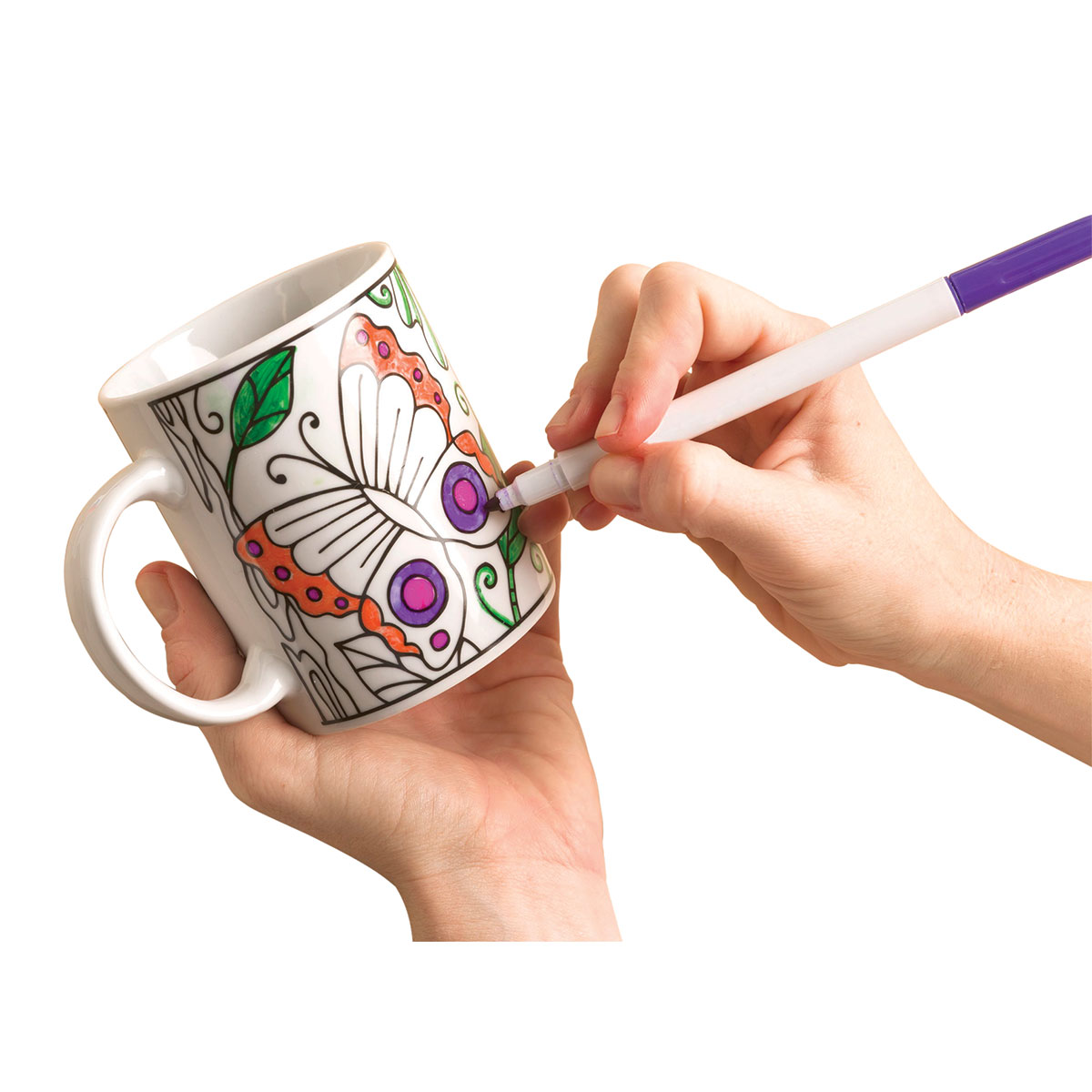 Hearthsong Color Mugs and Coasters Set | BLICK Art Materials