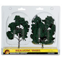 Woodland Scenics Model Scenery - Ready Made Trees, 5"-6", Dark Green