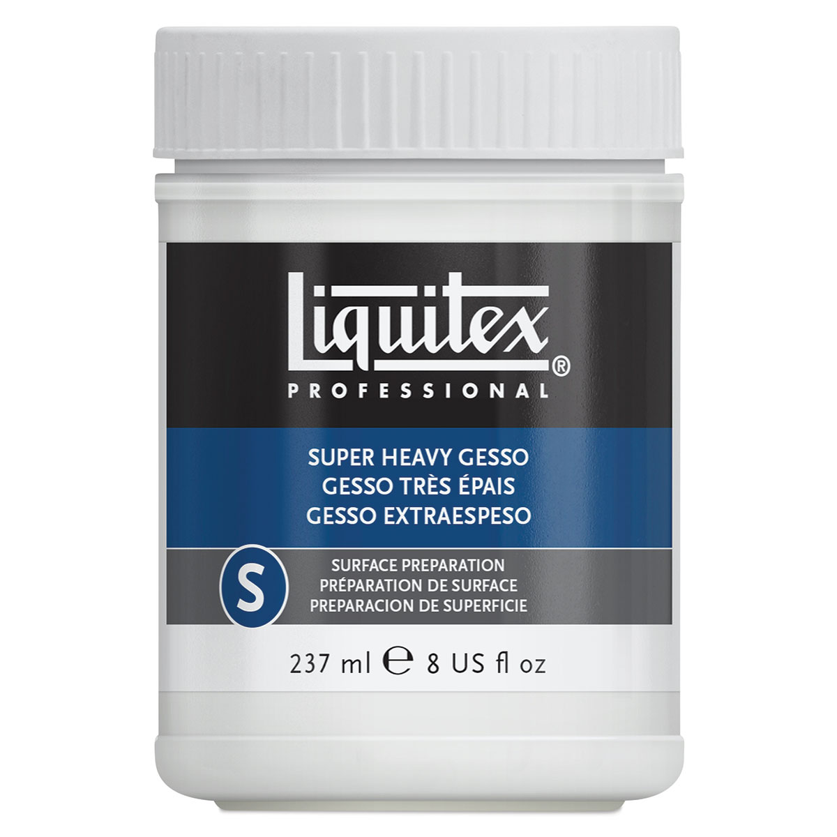  Liquitex Professional Gesso Surface Prep Medium, 473ml (16-oz),  White