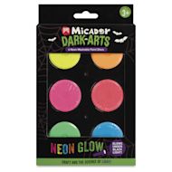Micador Dark Arts Neon Jumbo Tempera Cake Set