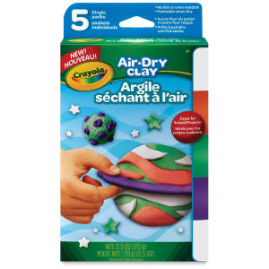 Crayola Air-Dry Clay , 5 Single Packs 