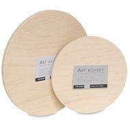 Art Boards Round Natural Maple Panels