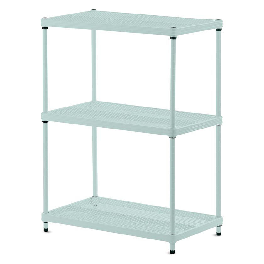 Design Ideas MeshWorks Shelving Units Sage, 3Tier BLICK Art Materials