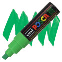 Uni Posca Paint Marker - Green, Broad Chisel Tip, 8 mm
