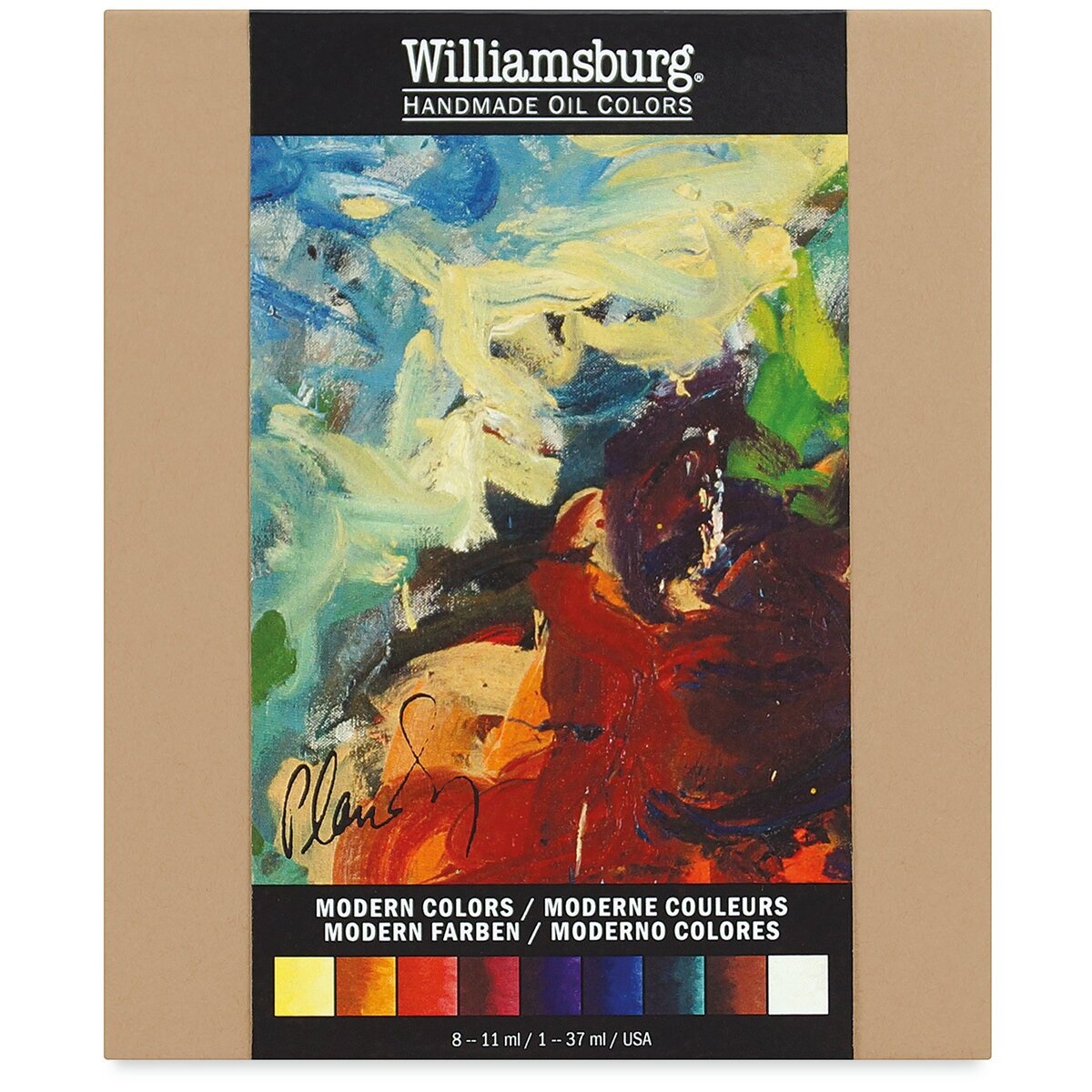 Williamsburg Handmade Oil Paints - Basic Painting Set, Set of 7