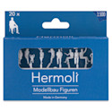 Schulcz Scale Model Figures - Hermoli Sitting, Pkg of 20, 1:100, 1/8"
