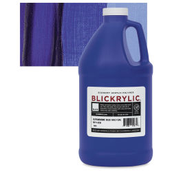Blickrylic Student Acrylics - Ultramarine Blue, Half Gallon