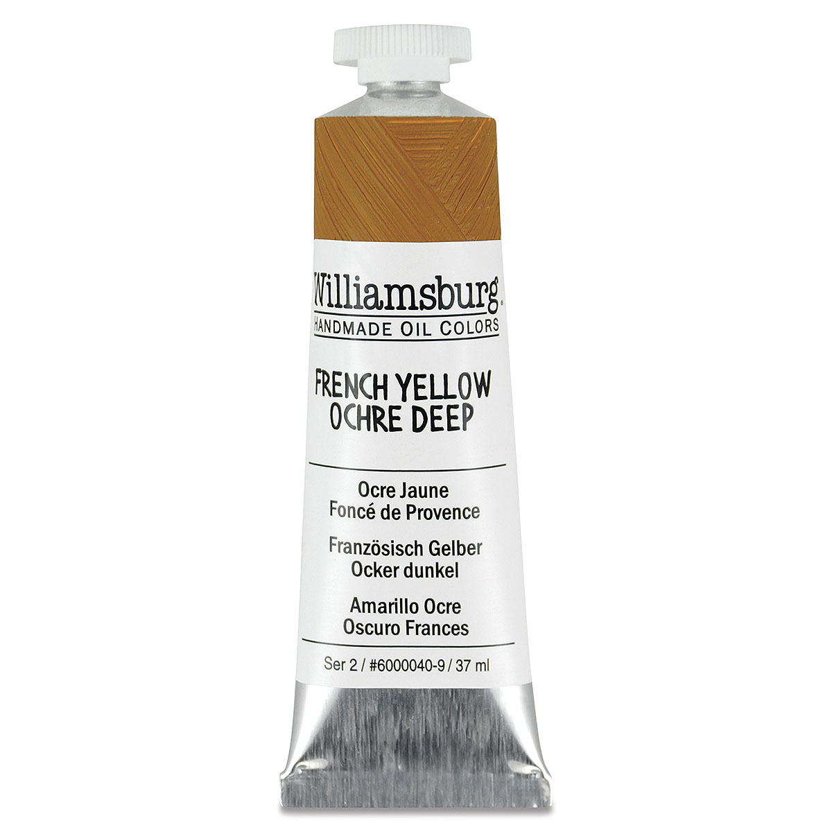 Williamsburg Handmade Oil Paint - Ivory Black, 37 ml tube