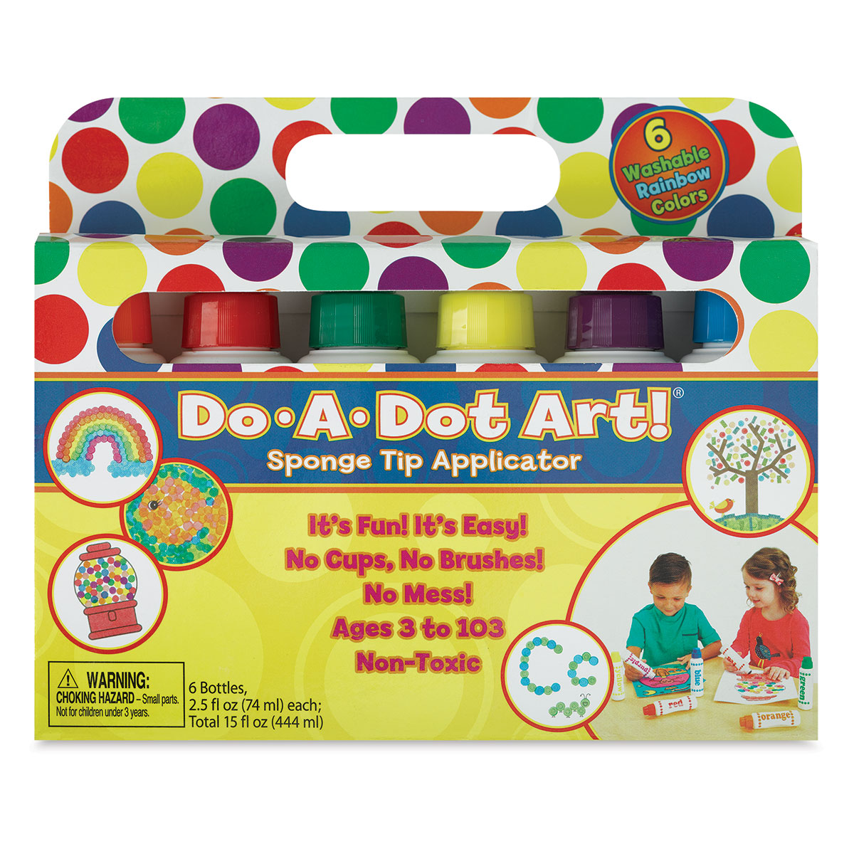  Do A Dot Art! Markers 6-Pack Rainbow Washable Paint