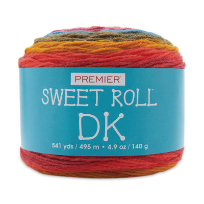 Premier Yarn Sweet Roll DK Yarn - Agate, 541 yards (Front of packaging)