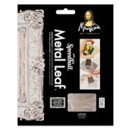 Mona Lisa Composition Silver Metal Leaf