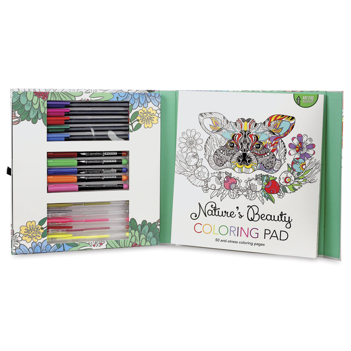 Spicebox Sketch Plus Nature's Beauty Coloring Kit