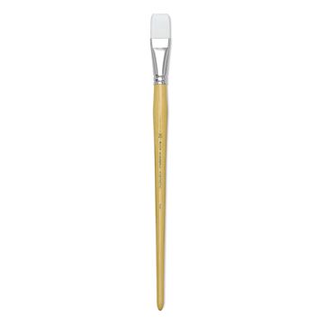 Open in modal - Blick Academic White Synthetic Brush - Flat, Size 20