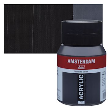 Open in modal - Amsterdam Standard Series Acrylic - Payne's Gray, 500 ml bottle and swatch